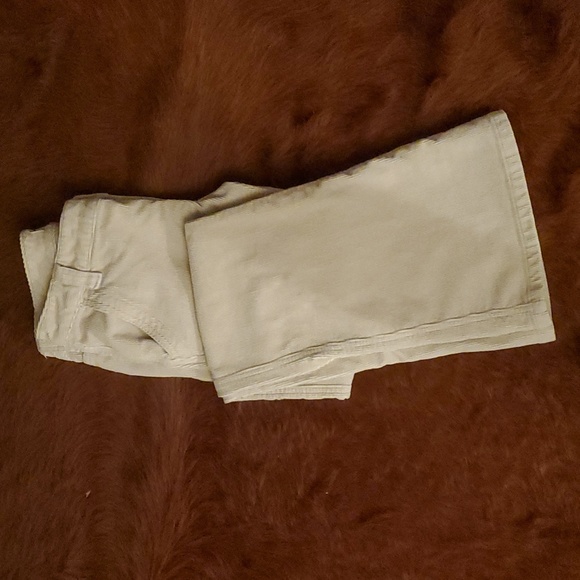 Roxy Cream White Corduroy Boot Cut/ Bell Bottom Pants - Picture 5 of 10